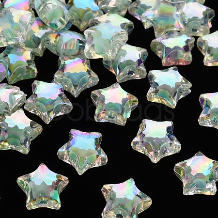 Transparent Acrylic Beads TACR-S152-02D-SS2111-1