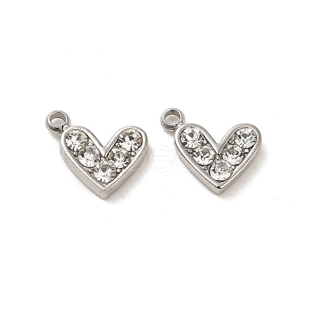 304 Stainless Steel Pendants STAS-L025-005P-01-1