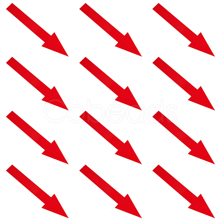 PVC Self Adhesive Arrow Label Stickers DIY-CP0013-44B-1