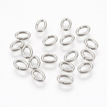 Tarnish Resistant 304 Stainless Steel Open Jump Rings Jewelry Findings STAS-L215-11P-1