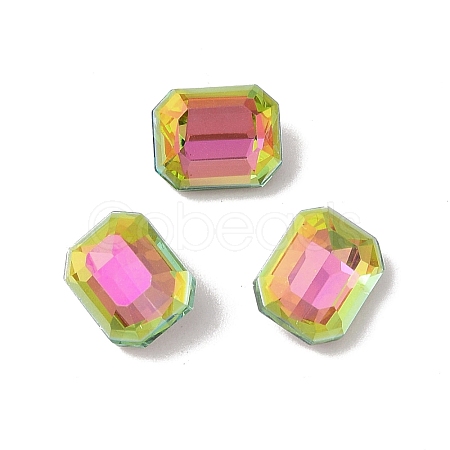 Glass Rhinestone Cabochons RGLA-L029-03A-VRLA-1