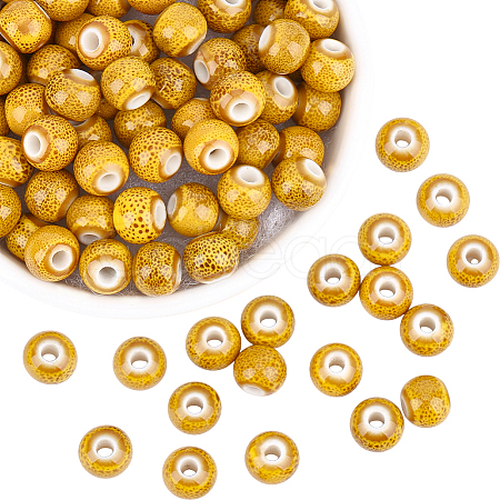 120Pcs Handmade Porcelain Beads PORC-PA0001-29C-1