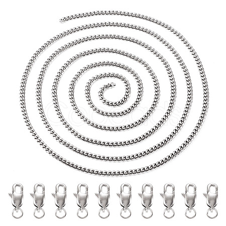 DIY Chain Bracelet Necklace Making Kit STAS-YS0001-01-1