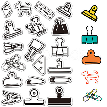Plastic Stamps DIY-WH20018-0208-1