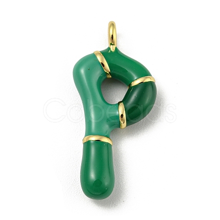 Brass Enamel Pendants KK-E093-03G-P-1