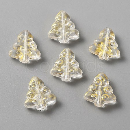 Christmas Transparent Handmade Lampwork Beads LAMP-CJC0012-04E-1