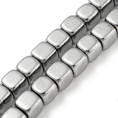 Electroplated Synthetic Non-magnetic Hematite Beads Strands G-Z032-F02-07P-1