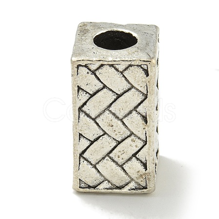 Tibetan Style Alloy European Beads FIND-U015-12AS-03-1