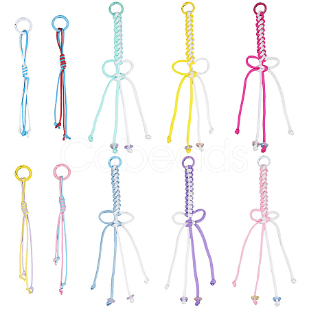2Bags 2 Styles Korean Waxed Polyester Cord Pendant Decorations HJEW-SC0003-03-1