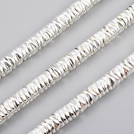 Electroplated Non-magnetic Synthetic Hematite Beads Strands G-F682-09-S-1