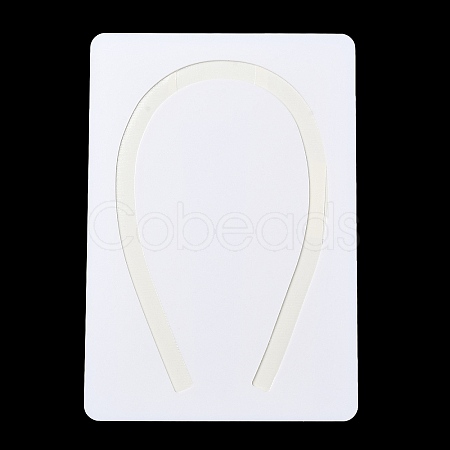 U Shaped Hole Acrylic Pearl Display Board Loose Beads Paste Board ODIS-M006-01H-1