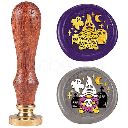 Halloween Wax Seal Stamp Set AJEW-WH0208-1320-1