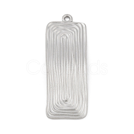 304 Stainless Steel Pendants STAS-D366-02C-P-1
