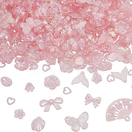 200g Transparent Acrylic Beads OACR-SP0001-86B-1
