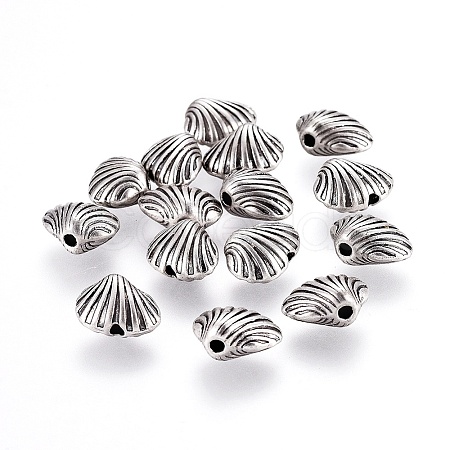 Tibetan Style Alloy Beads TIBEB-A004-015TAS-NR-1