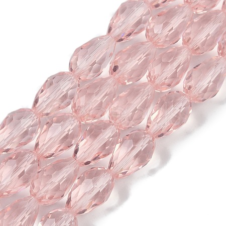 Transparent Glass Beads Strands EGLA-N013-T10mm-D18-1