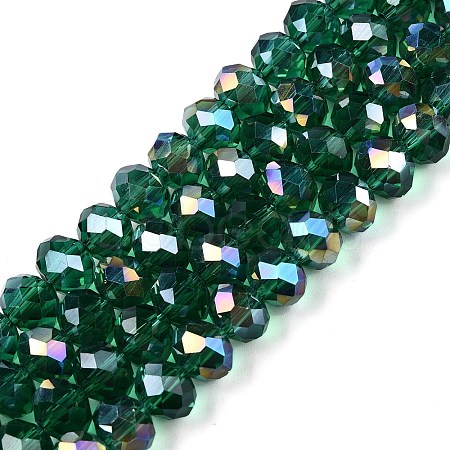 Electroplate Glass Beads Strands LS-EGLA-A044-T8mm-B18-1