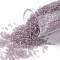 TOHO Round Seed Beads, Japanese Seed Beads, (110) Transparent Luster Light Amethyst, 15/0, 1.5mm, Hole: 0.7mm, about 15000pcs/50g