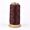 Polyester Thread, for Custom Woven Jewelry Making, Coconut Brown, 0.25mm, about 700m/roll