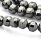 Magnetic Synthetic Hematite Beads Strands, Black, 6x6mm, Hole: 1mm, about 64pcs/strand, 16.5 inch