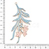 Alloy Enamel Alligator Hair Clips Finding AL-CBA8479-03KCG-3
