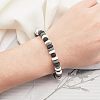 3 Strands 3 Colors Natural Lava Rock Beads Strands G-OC0002-83-6
