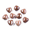 Pearlized Handmade Porcelain Beads X1-PORC-T007-21-15-1