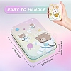 4Pcs 4 Styles Tinplate Storage Box CON-CN0001-02-2