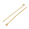 Golden Plated Brass Eye Pin for Jewelry Making X-EPC5.0cm-G-2