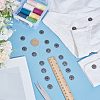 10Pairs Alloy Snap Buttons FIND-CY0001-53B-4