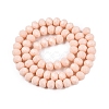 Opaque Solid Color Imitation Jade Glass Beads Strands LS-EGLA-A044-P8mm-D05-3