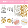 80Pcs 2 Colors Brass Beads KK-BBC0013-05-2