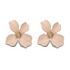 Flower Alloy Stud Earrings WGD3727-05-3