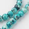 Natural Ocean White Jade Bead Strands G-G916-8mm-04-3