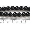 Natural Black Onyx Round Bead Strands X-G-R198-10mm-4