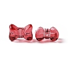 Transparent Spray Painted Glass Beads GLAA-I050-11-4