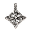 304 Stainless Steel Pendants STAS-E526-02AS-1