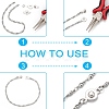 Brass Micro Pave Cubic Zirconia Fold Over Clasps KK-P164-12G-3