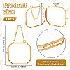 Alloy & Glass Locket Pendants FIND-WH0173-073A-2