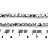 Electroplated Synthetic Non-magnetic Hematite Beads Strands G-A234-G03-01B-4