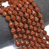 Synthetic Goldstone Beads Strands G-K389-D06-01-2