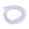 Baking Paint Transparent Glass Beads Strands DGLA-A034-J3mm-B06-3