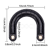 PU Leather Travel Bag Handles FIND-WH0111-206B-2