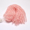 Imitate Austrian Crystal Bicone Glass Beads Strands GLAA-F029-4x4mm-15-3