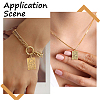 36Pcs 6 Style Rack Plating Alloy Pendants FIND-SC0005-74-5