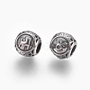316 Surgical Stainless Steel European Beads STAS-P212-18P-04-2