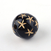 Round Plating Acrylic Beads PACR-Q102-197B-2