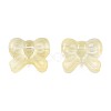 Transparent Spray Painted Glass Beads LS-GLAA-N035-025-C07-3