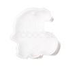 Christmas Theme DIY Santa Claus Pendant Silicone Statue Molds DIY-K054-14-2