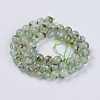 Natural Prehnite Beads Strands X-G-G457-8mm-03-2